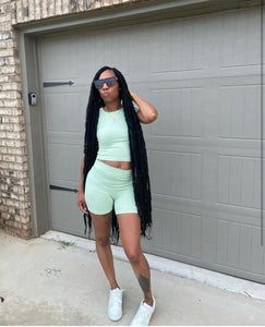 EVERYDAY RIBBED Shorts Set